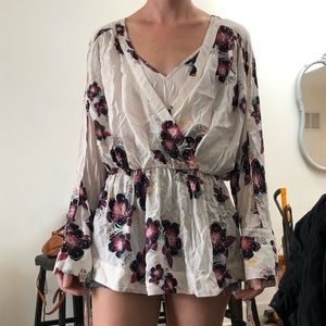 Free people floral top